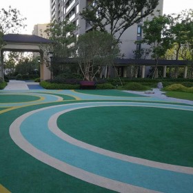 萬源市 混凝土透水地面 c25透水砼 海綿透水地坪 廠家直銷