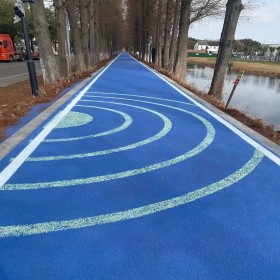 萬源市 透水綠化道 彩色透水地面 生態透水混凝土材料 廠商定制