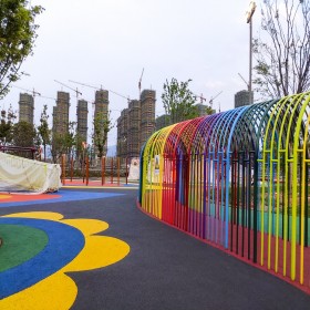 武威市 c30彩色透水混凝土 人行道路透水砼 透水混凝土膠劑 供應商