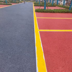 昌都區(qū) 彩色透水混凝土 生態(tài)透水砼粘接劑 現(xiàn)場施工免費(fèi)指導(dǎo) 量大送貨到工地